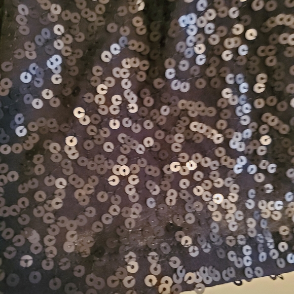 Calvin Klein 3/4 Sleeve Sequin Top - Picture 3 of 5